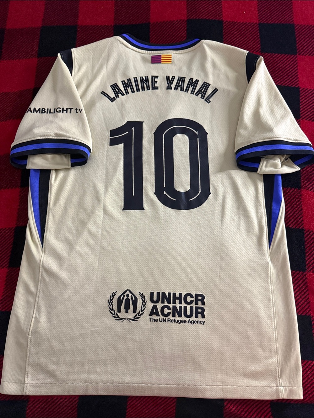 FC Barcelona #10 Lamine Yamal 2025-26 Kobe Edition Nike Away Jersey